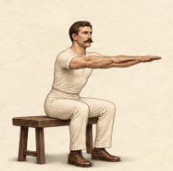 High-bench sit-to-stand