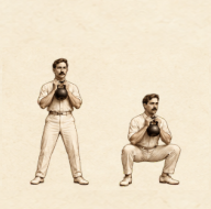 Goblet squat with a pause