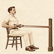 Seated band row