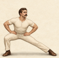 Wide-stance weight shift